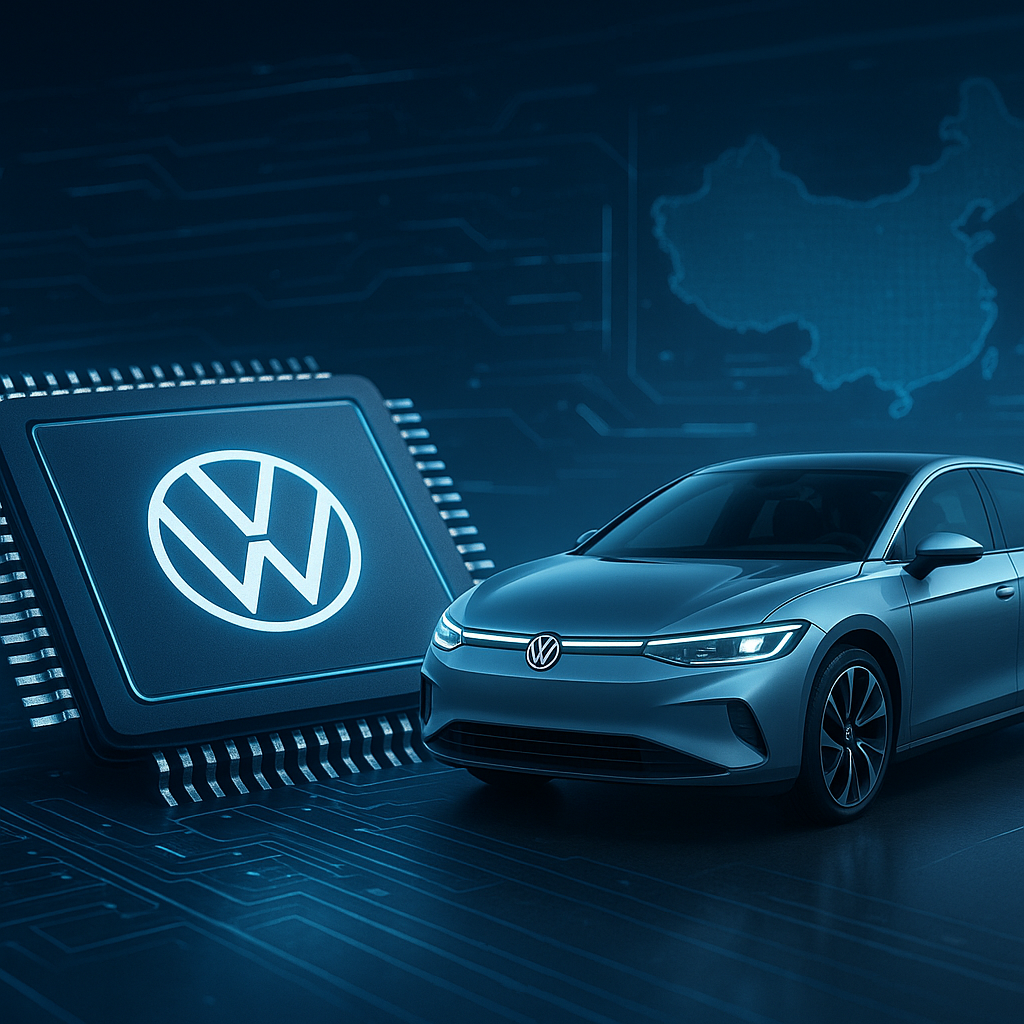 Volkswagen's Bold Leap: Crafting Custom Chips for China's Smart Car Revolution